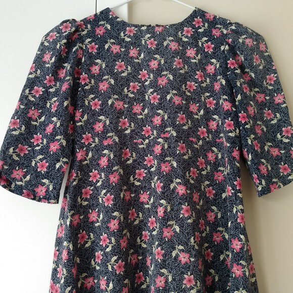 Vintage Girls Prairie Dress Amish Mennonite Handmade 27.25" Chest NEEDS REPAIRS - Picture 2 of 15